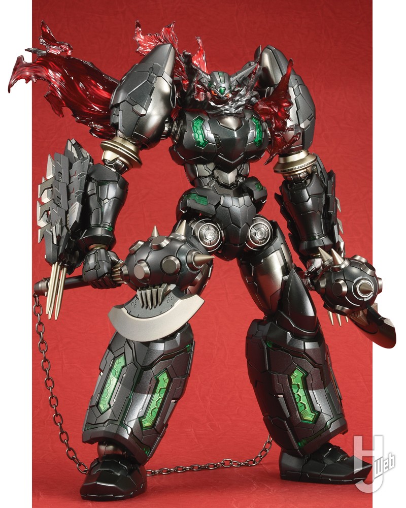 黒いカラーリングに身を包んだ真ゲッター「真ゲッター1 ブラック」が