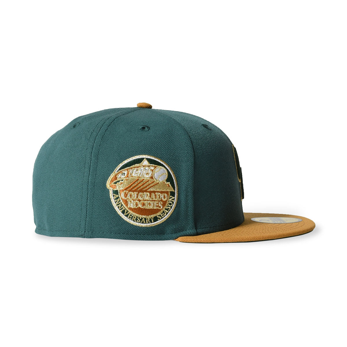 NEW ERA - COLORADO ROCKIES CO 10TH ANNIV 59FIFTY PINE NEEDLE GRN