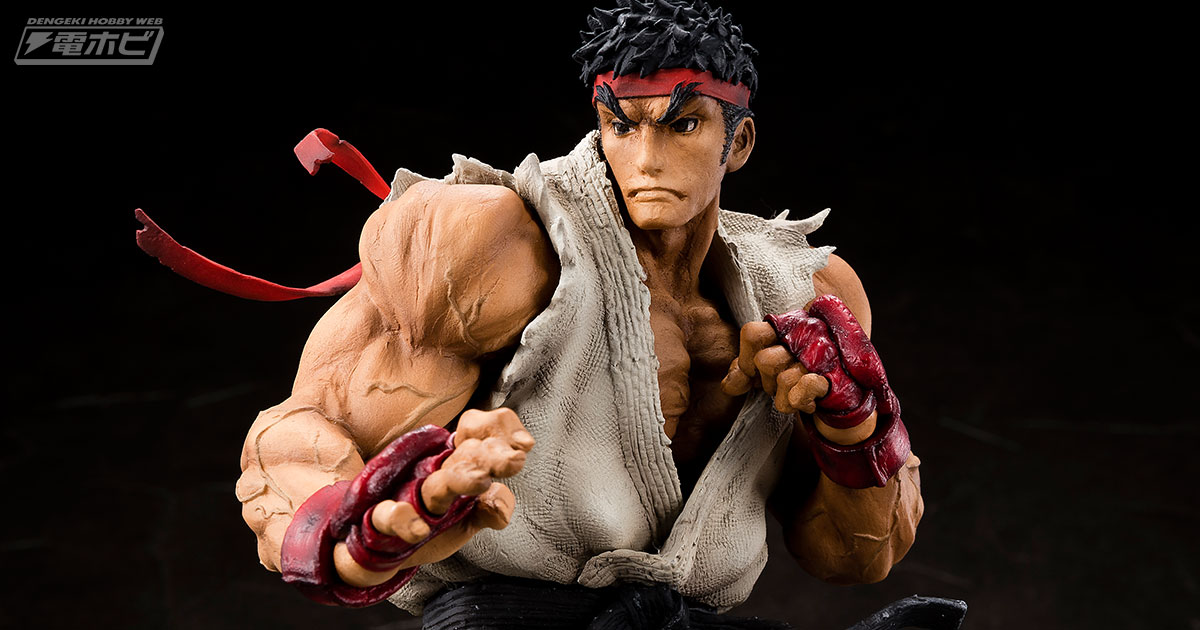 ストリートファイター』の看板キャラクター「リュウ」が圧巻の造型で