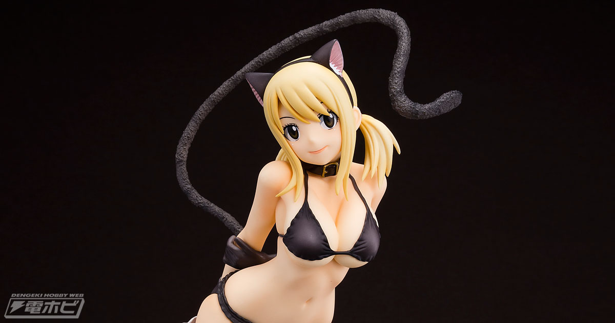 FAIRY TAIL』「ルーシィ・ハートフィリア」がセクシーな黒猫の