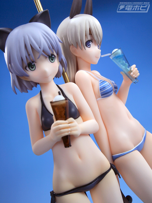 夏を先取り！『ストライクウィッチーズ』サーニャとエイラの水着が