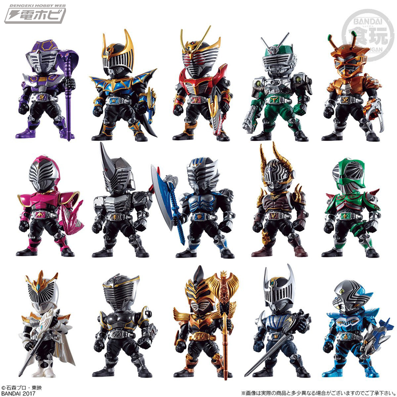 仮面ライダー龍騎』のライダー15体セットが「CONVERGE KAMEN RIDER