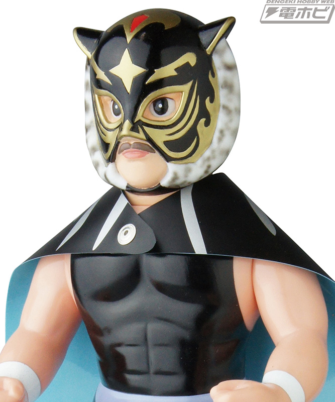 暗黒の虎がリングに降臨！初代ブラックタイガーがソフビ人形化