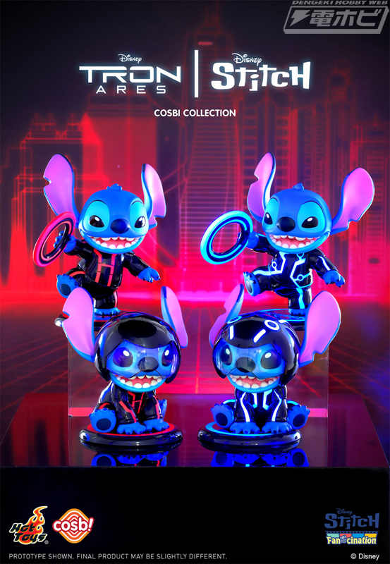 スティッチが『トロン』の光り輝くデジタル兵士に！ホットトイズ25周年