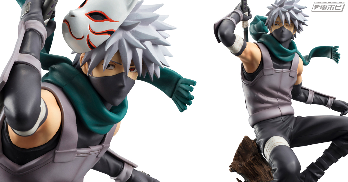 NARUTO-ナルト- 疾風伝』暗部時代の20歳のカカシを表現したフィギュア