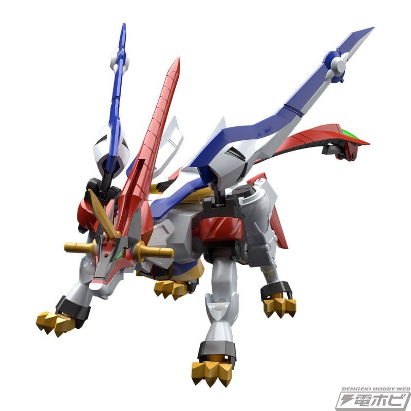 4段変形を完全再現！『GEAR戦士 電童』データウェポンの王「超獣王輝刃