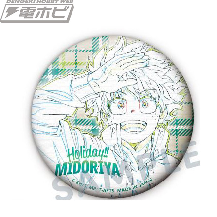 僕のヒーローアカデミア』の缶バッジは第14弾！描き下ろし線画アートで