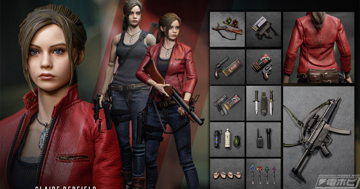 バイオハザード RE:2』クレア・レッドフィールドの1/6スケール可動