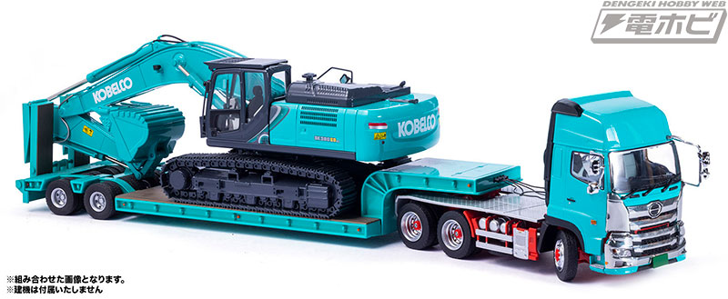 日野プロフィアSS 6×4」の1/50完成品モデルのバリエーションにライト