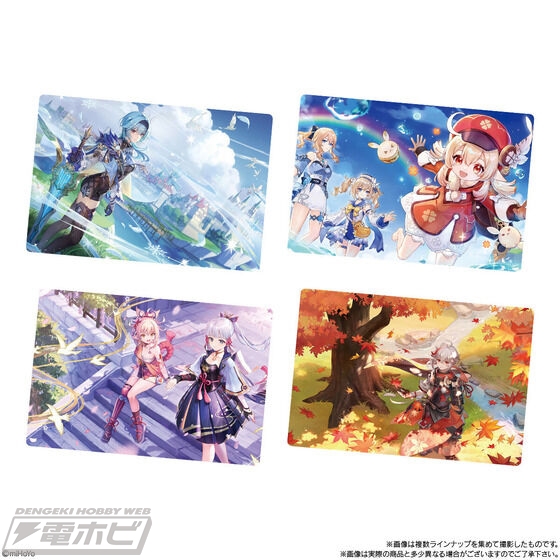 原神」メタリックプラカード付きウエハース第2弾が登場！豪華ホロ箔