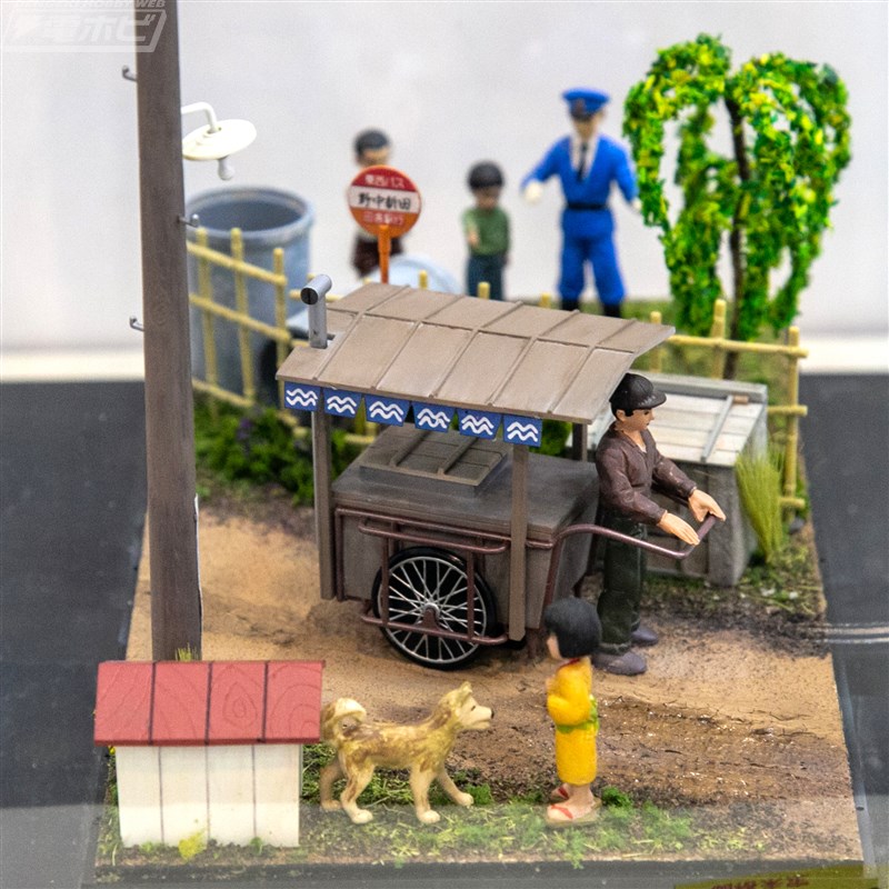 1/32スケールジオラマ「風物詩シリーズ」の新作を展示！「A1075 富士山