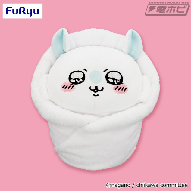 包め、揺らせ！『ちいかわ』より、包まれた姿が愛らしい「モモンガ