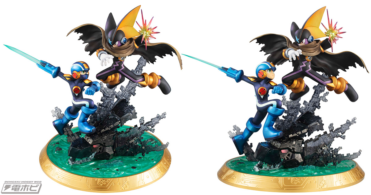 ロックマン エグゼ』ロックマン＆フォルテの激闘シーンをイメージした