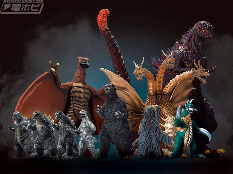 ゴジラたち東宝怪獣が初の1/700統一スケールでフィギュア化！隔週刊