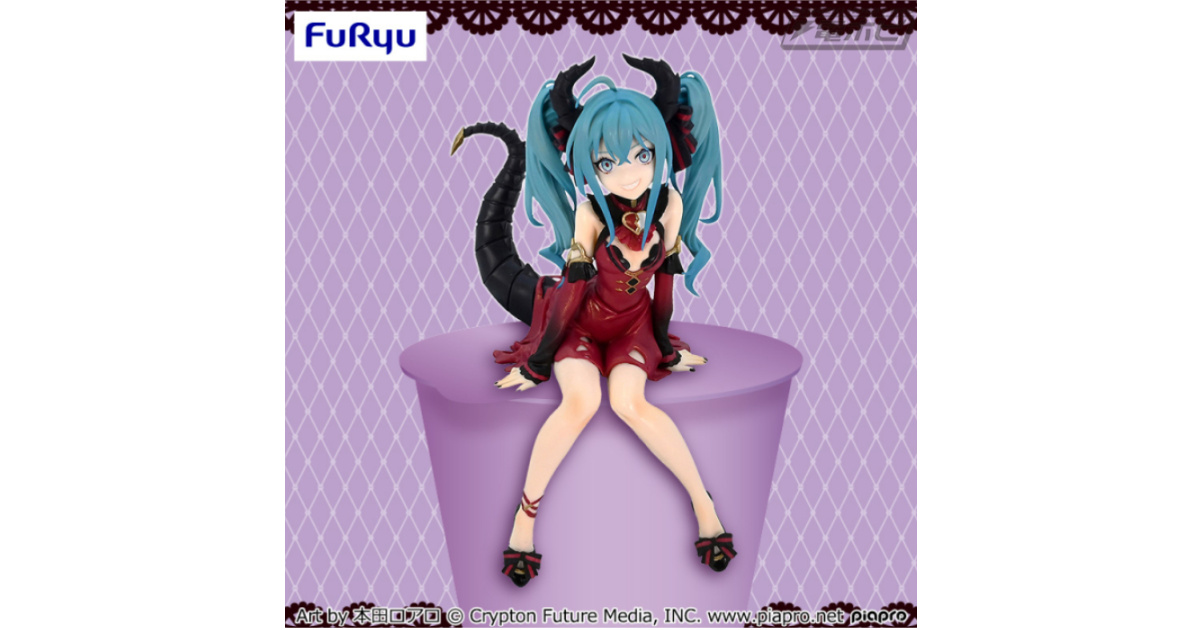 初音ミク』ヴィランのぬーどるストッパーフィギュアがカラーを一新して