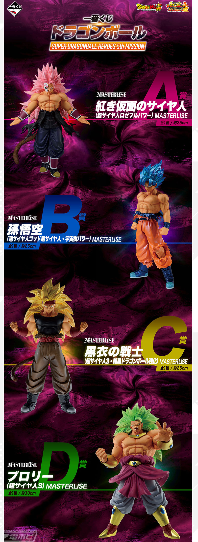 ドラゴンボール」の新作一番くじが12月中旬発売！紅き仮面のサイヤ人