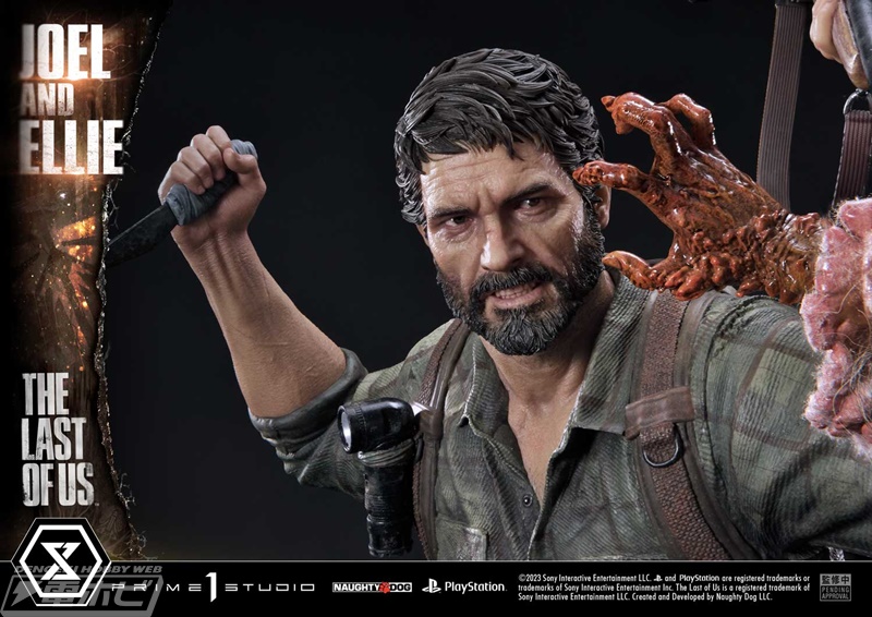 The Last of Us』ジョエルとエリーの臨場感あふれるシーンをスタチュー