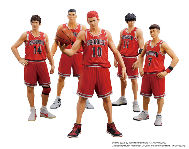 SLAM DUNK』湘北高校バスケ部メンバー5人のフィギュアセットが再販！1