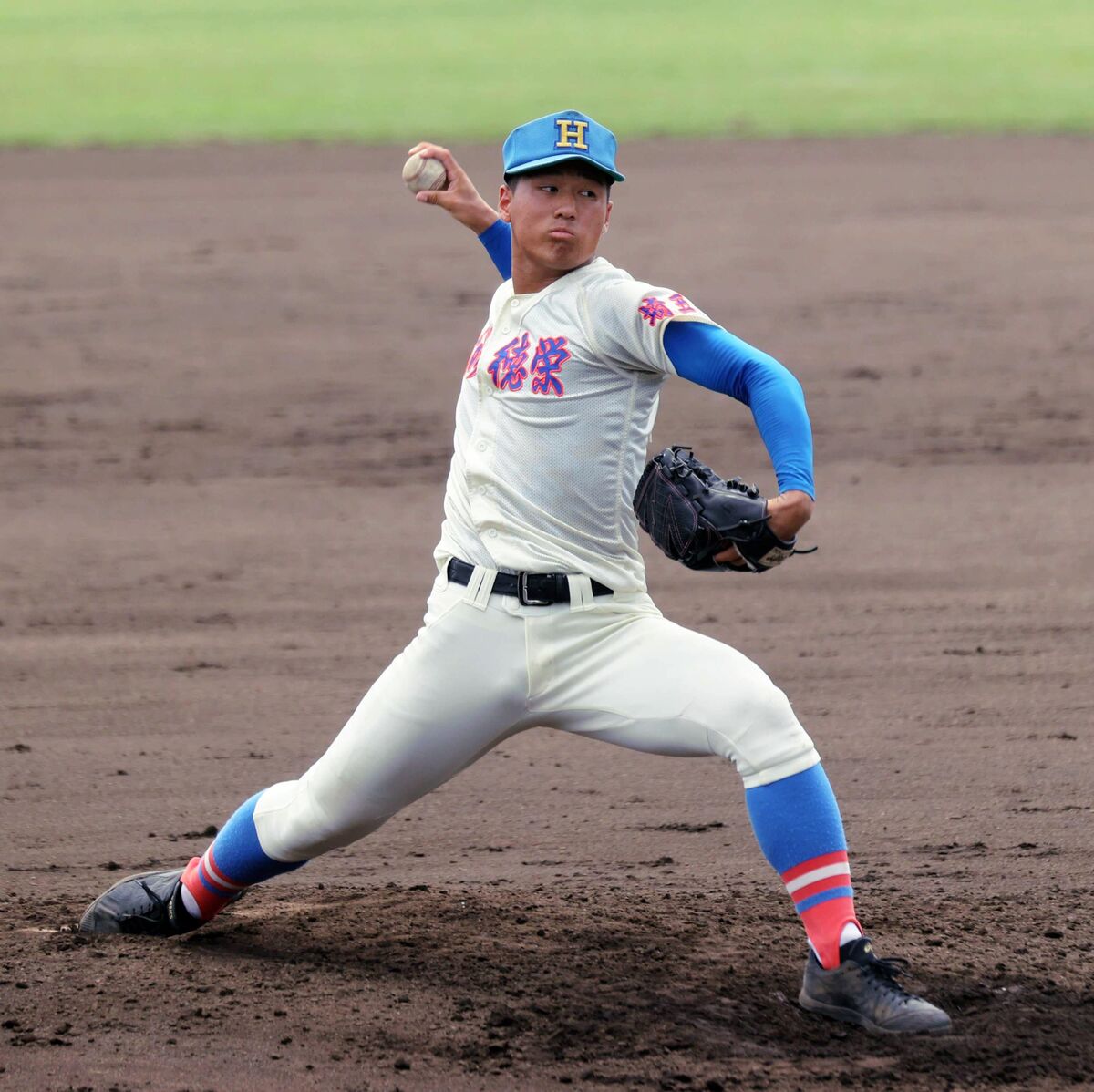 高校野球】 花咲徳栄のエース・上原堆我が今夏初登板 3者連続三振で