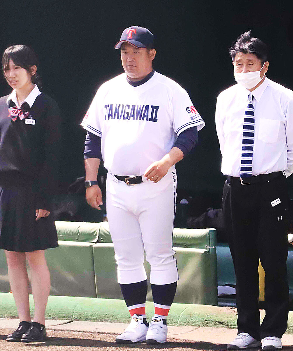 高校野球】滝川二の服部大輔新監督が公式戦初采配勝利 平安2年夏に