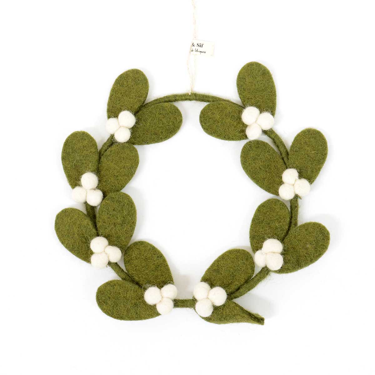 Gry&Sif グライアンドシフ リース ( ヤドリギ / ダークグリーン / S