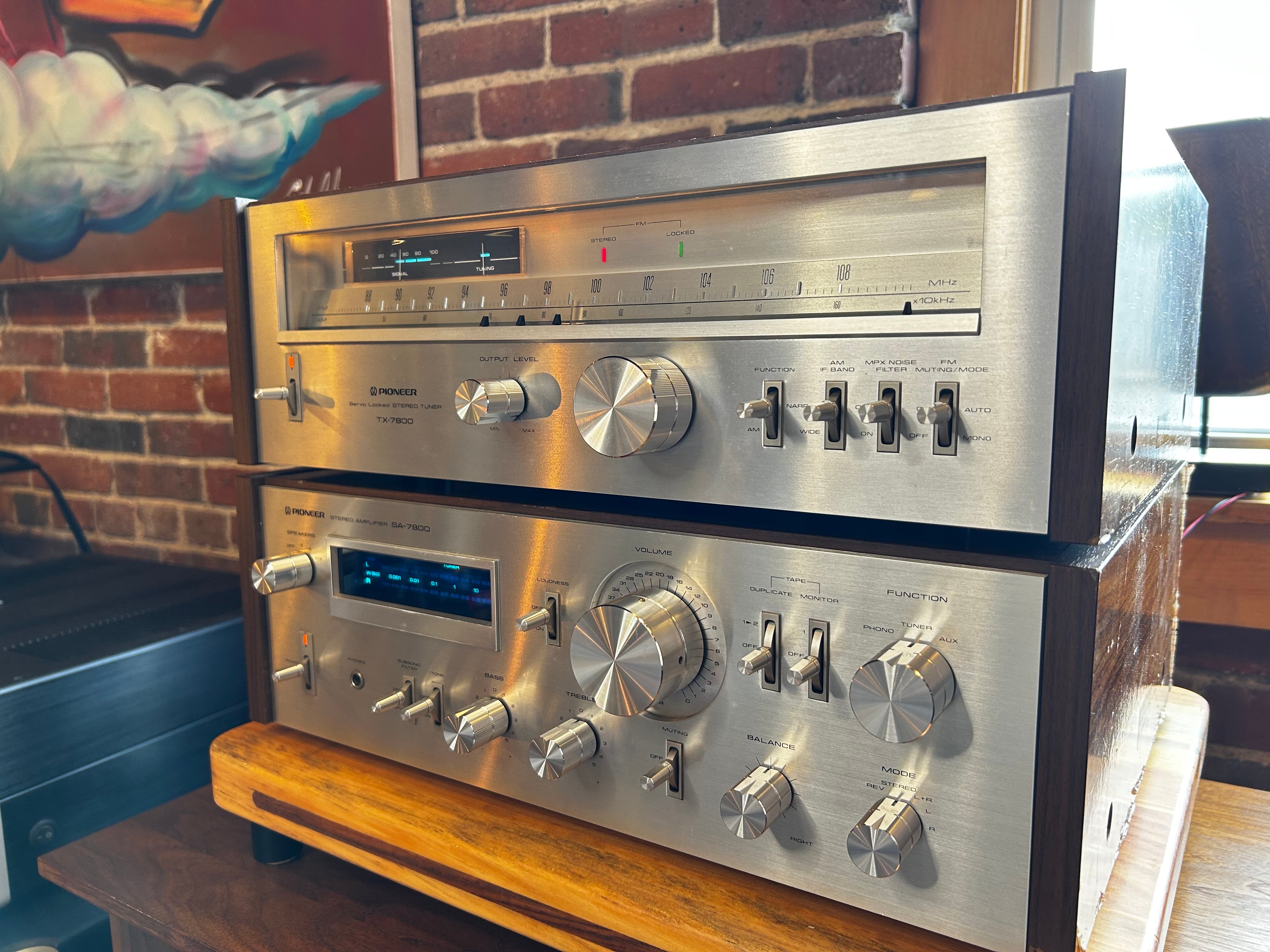 Pioneer SA-7800 & TX-7800, Amp and Tuner Vintage Package! - SOLD