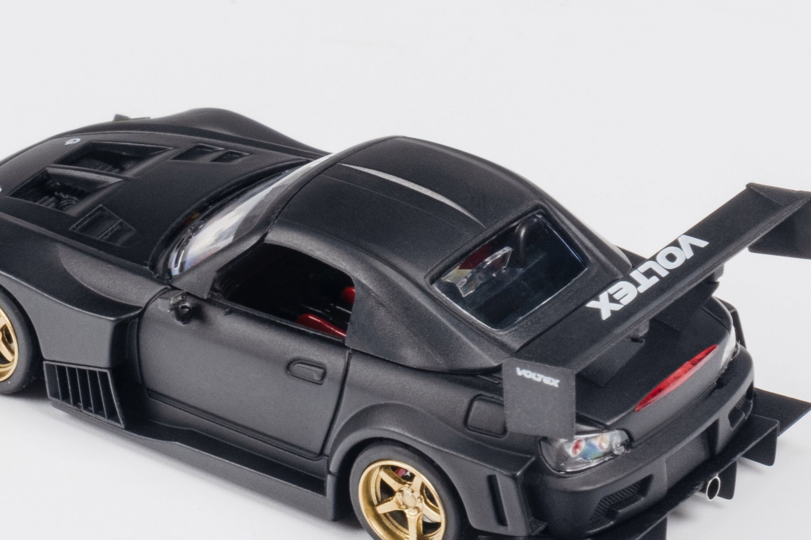 Microturbo 1:64 Honda S2000 JS Black – Horizon Diecast