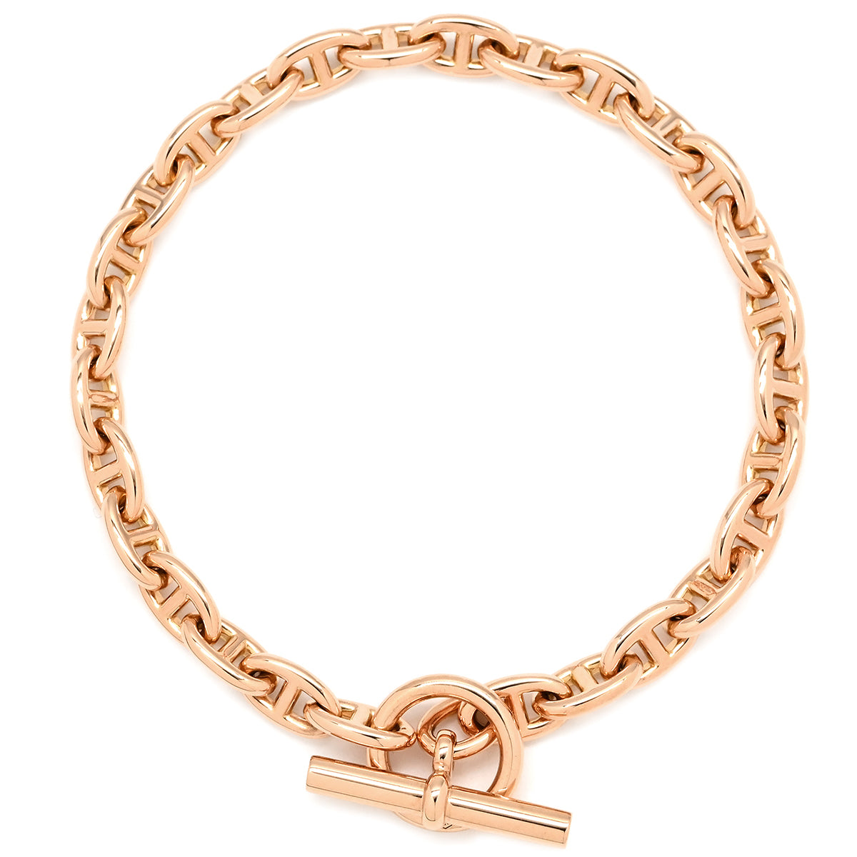 エルメス HERMES シェーヌダンクル TPM ローズゴールド ブレスレット