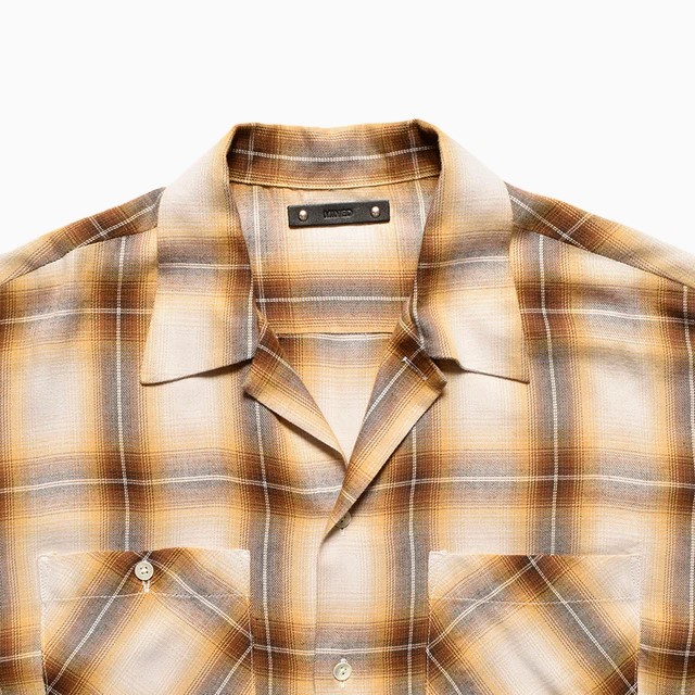 MINEDENIM / R.Ombre Open Collar SH | HOUSE BY WEEKEND DEALERS