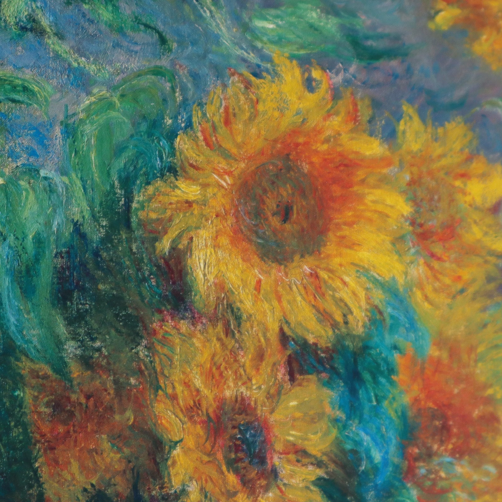 クロード・モネ 「ひまわり」アートポスター（フレーム付き） / Claude