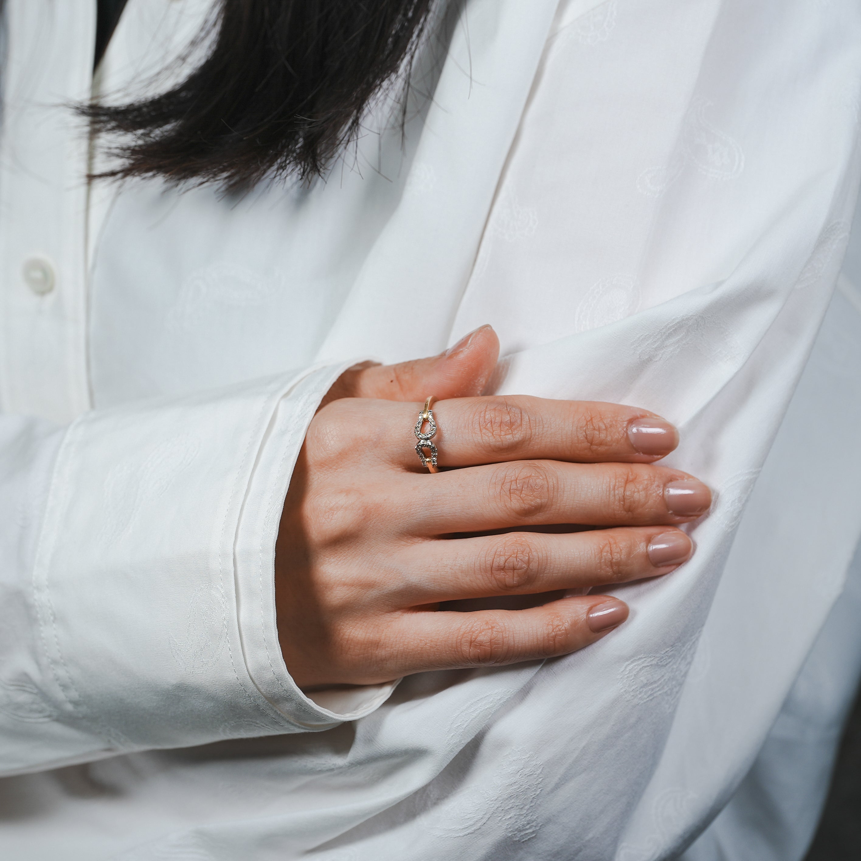 hum ハム THE SYMBOL OF REFINED METAL RING RF2021-R2 リング