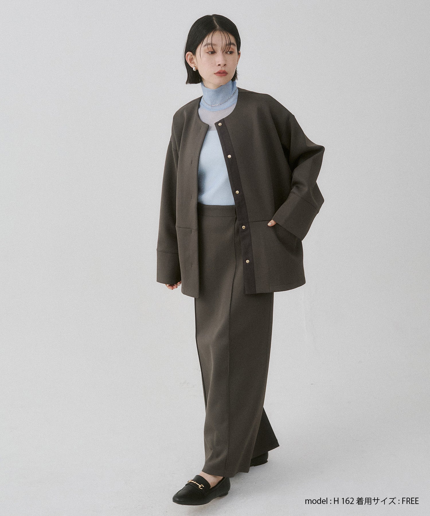 ダンボール ノーカラーコート