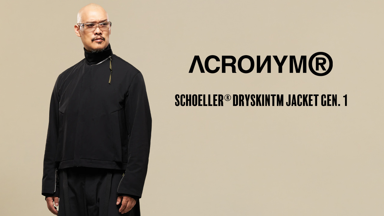 ACRONYM®-アクロニウム- 25SS schoeller® DryskinTM Jacket 発売