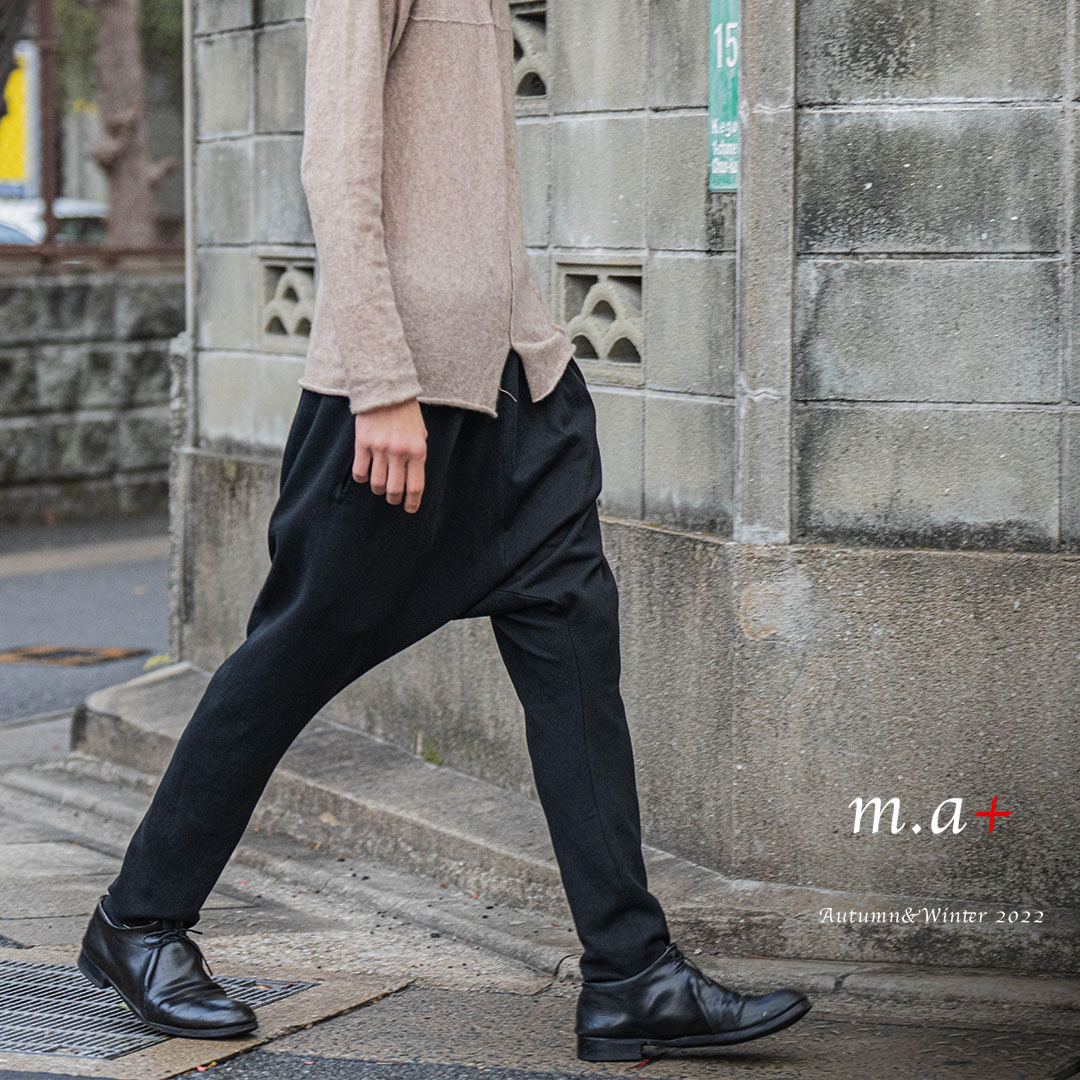 m.a+ ミディアムジャージ サルエルパンツ | HUES 福岡セレクトショップ