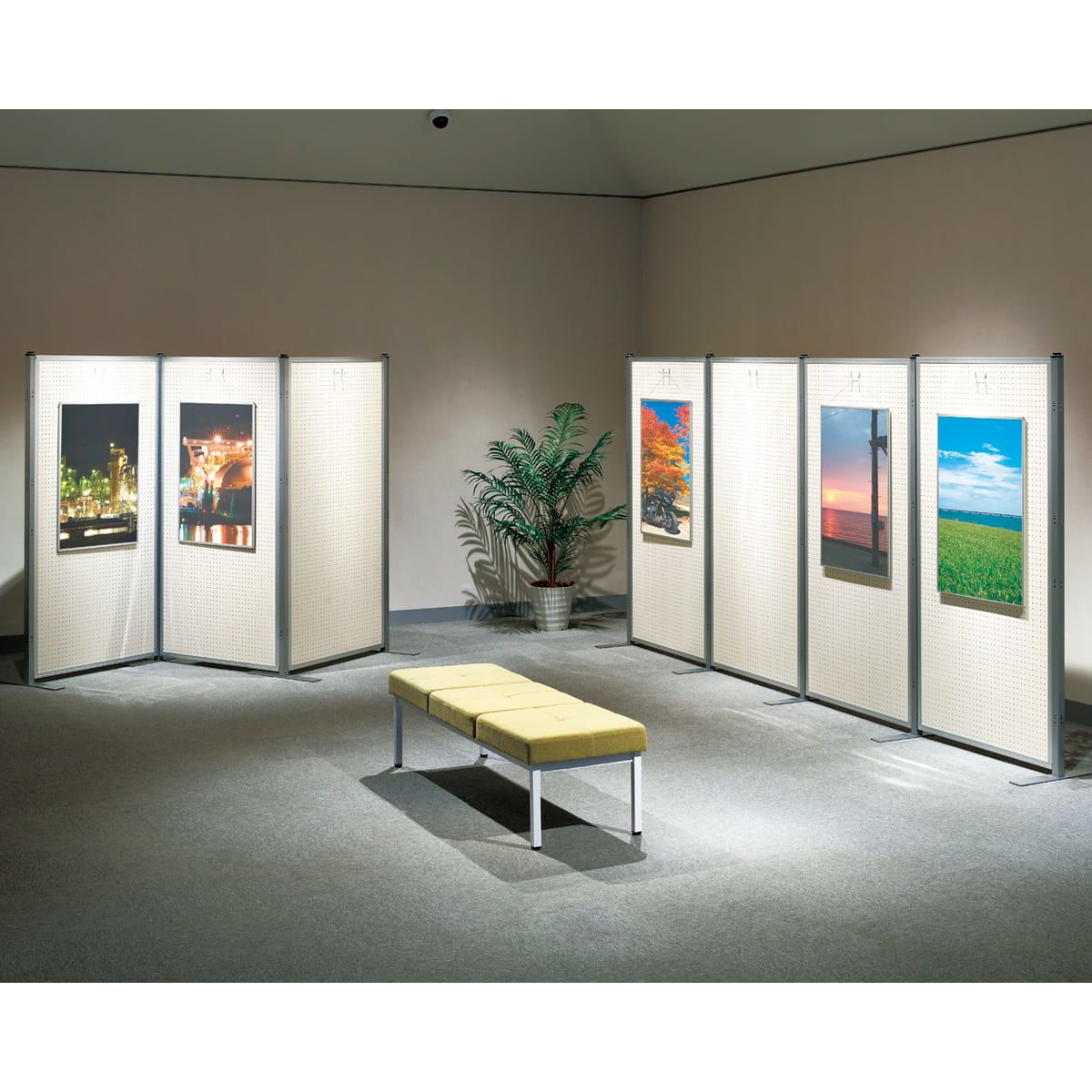 TEY 両面有孔ボード展示パネル｜弘益