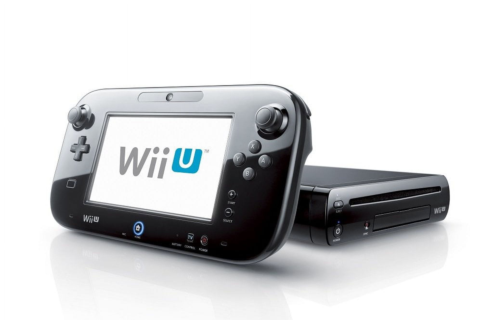 Nintendo Wii U Console Black 32GB, Refurbished, Includes Wii U