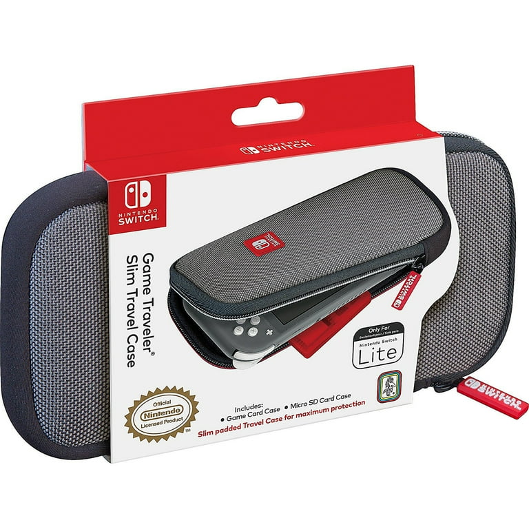 RDS Game Traveler Slim Travel Case - Gray, Nintendo Switch, Lite
