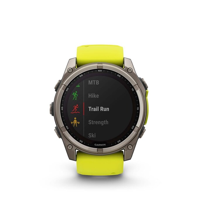 Garmin - Fenix 8 51mm Sapphire Solar Watch - Military & Gov't