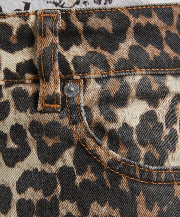 Ganni Leopard Printed Izey Jeans | Liberty