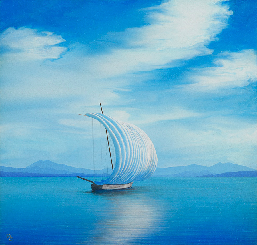 神秘の光彩を描いて～鎮西直秀 油彩画展（京成百貨店） | 一枚の繪