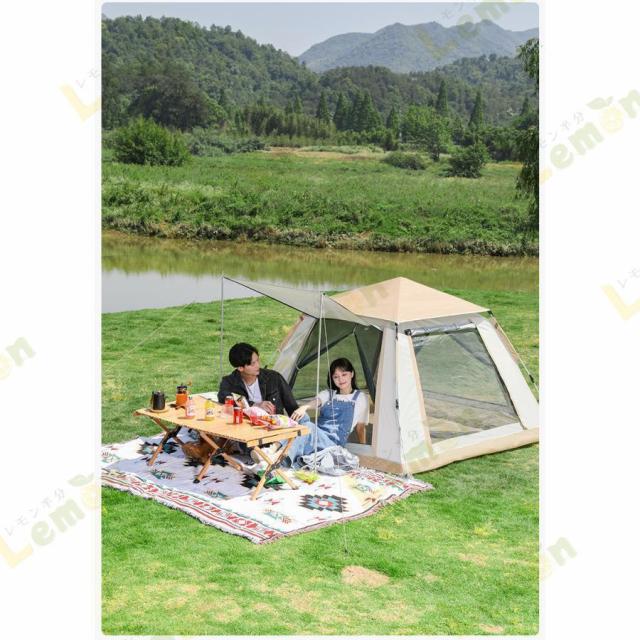 ワンタッチテント 大型テント ポップアップテント 3-4人用 4-6人用