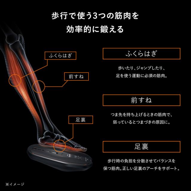 シックスパッド 公式 フットフィットライト 電池付きセット 1年品質