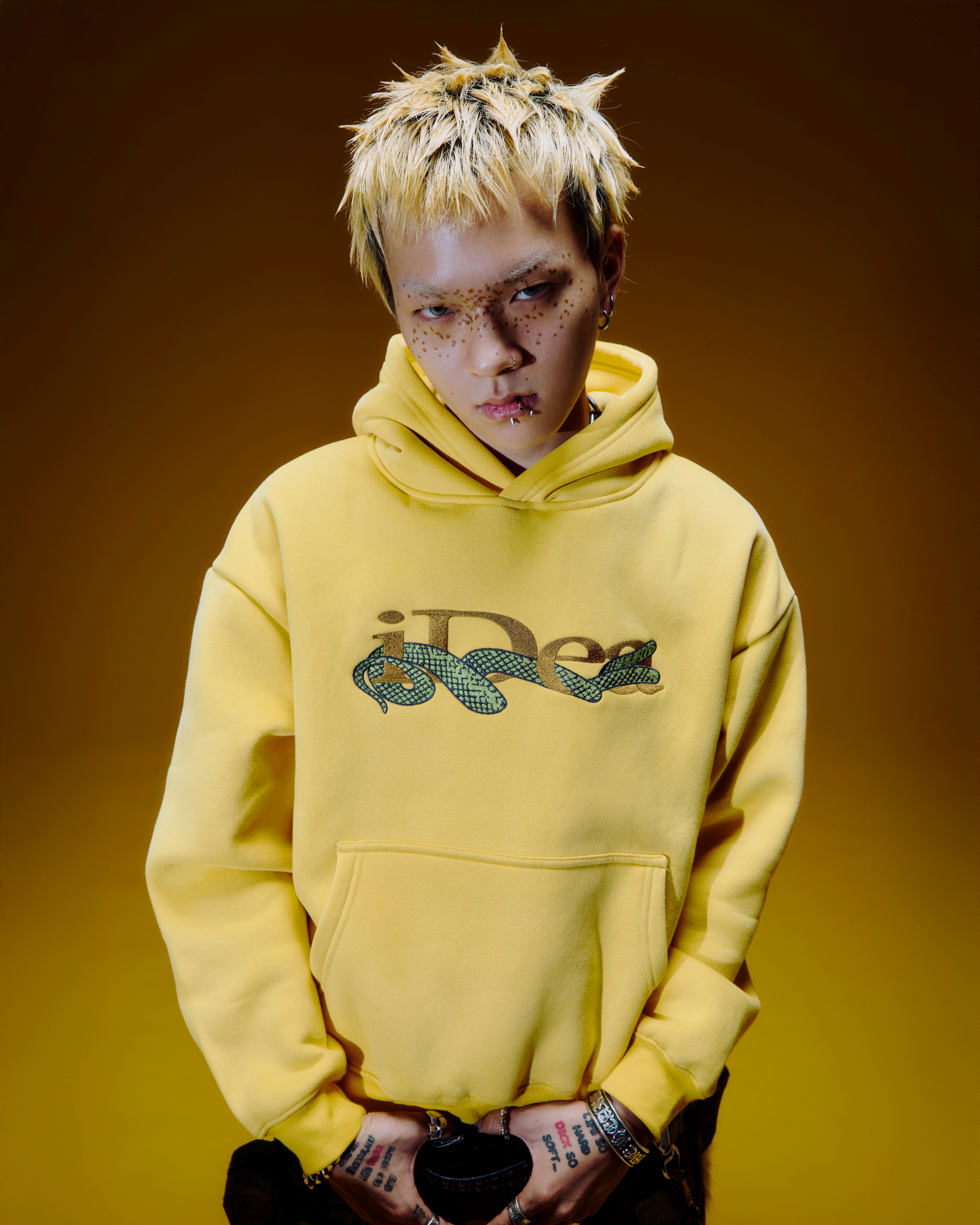 OUROBOROS HOODIE (Yellow) 25AW – IDEASWAM