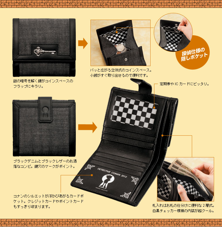 発売元】名探偵コナン プレミアムコレクション ディテクティブ ウォレット