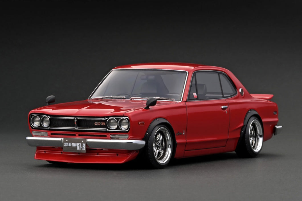IG3238 Nissan Skyline 2000 GT-R (KPGC10) Red – ignition model