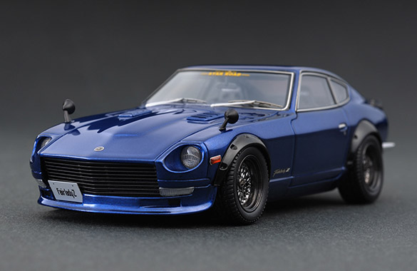 IG0188 1/43 Nissan Fairlady Z (S30) Blue ※STAR ROAD Z | LINE UP