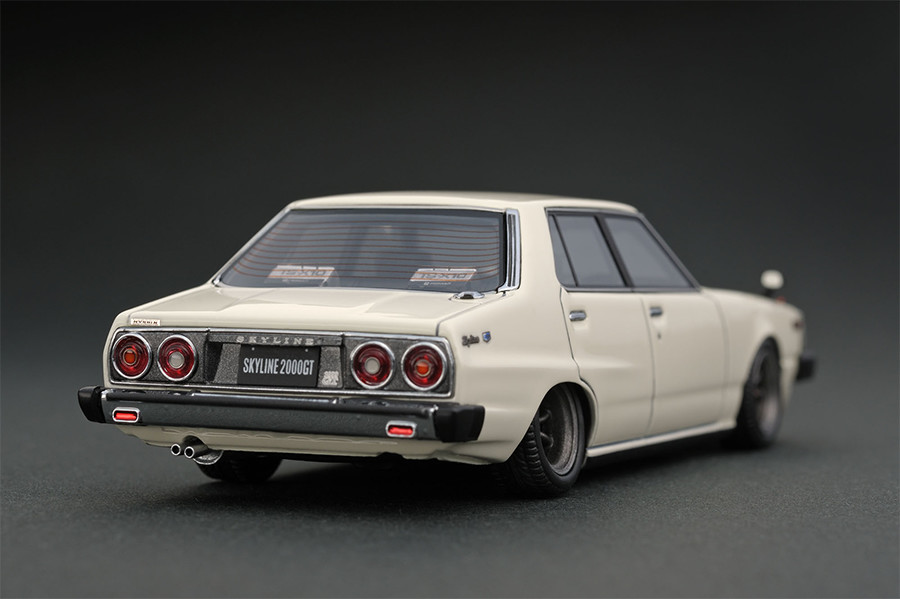 IG0318 1/43 Nissan Skyline 2000 GT-EL (C210) White | LINE UP