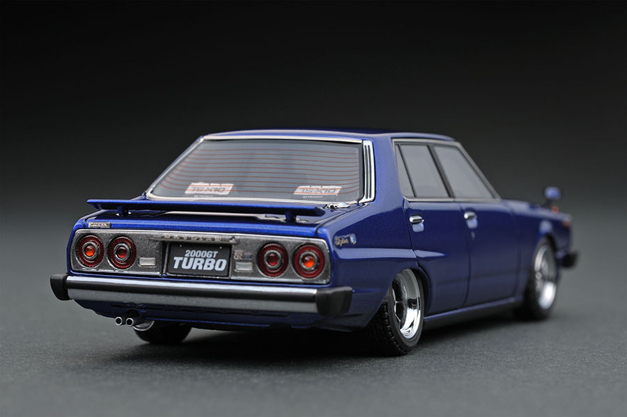 IG0327 1/43 Nissan Skyline 2000 GT-EL (C211) Blue | LINE UP