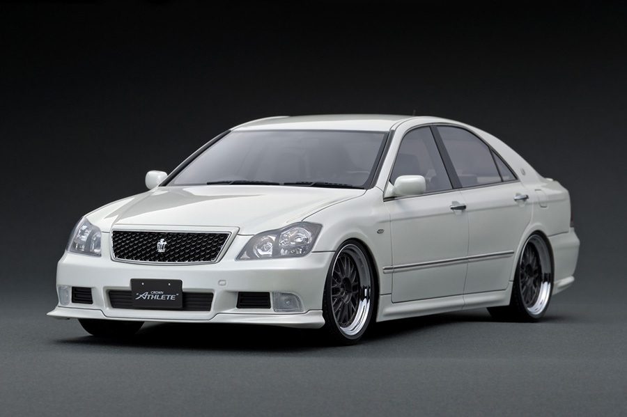 IG1492 1/18 Toyota Crown (GRS180) 3.5 Athlete Pearl White | LINE
