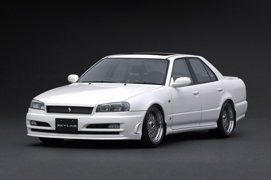 IG1580 1/18 Nissan Skyline 25GT Turbo (ER34) White | LINE UP